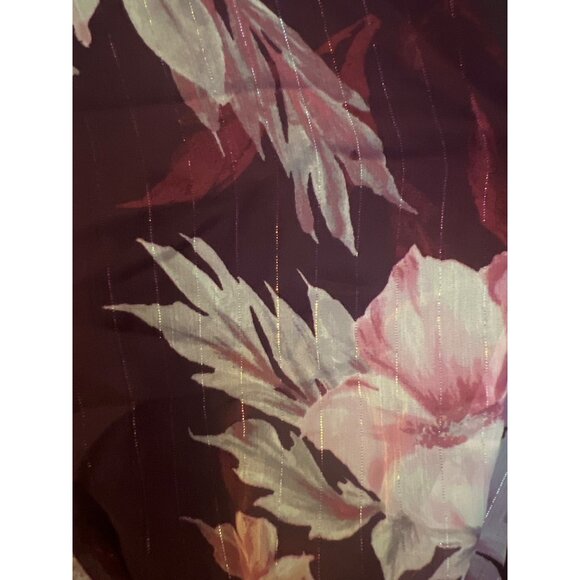 NWT Jessica Howard Burgundy Pink Floral Maxi Dress‎ 16W, WeddingElegant MSRP$169 - Picture 6 of 12